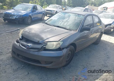 2005 Honda Civic Lx from USA, damaged, VIN 2HGES16695H615698